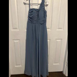 ***NWT Morilee Slate One Shoulder Bridesmaid Dress